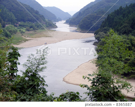流經宮城·丸森鎮的阿布庫馬河 8365887