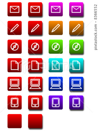 Media button material (square / flat) 8366552