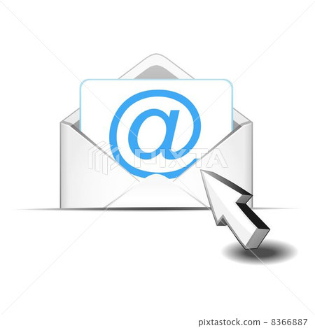 Click on email - Stock Illustration [8366887] - PIXTA