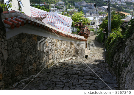 Shuri castle stonework street Shuri castle stonework street 8367240