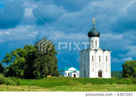 Church on River Nerl 8367265
