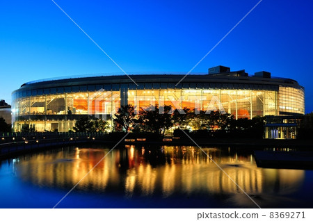 Niigata Citizen's Arts and Culture Center Night view Niigata Citizen's Arts and Culture Center Night view 8369271