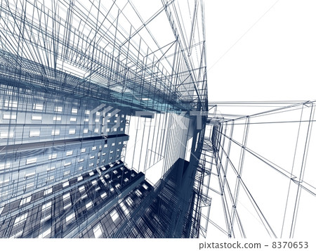 abstract modern architecture 8370653