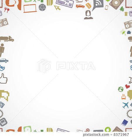 Different lifestyle stuff color frame template Different lifestyle stuff color frame template 8371967
