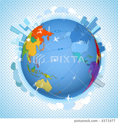 Abstract transport and ecology scheme on the Earth Abstract transport and ecology scheme on the Earth 8371977