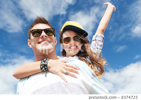 teenagers having fun outside 8374725