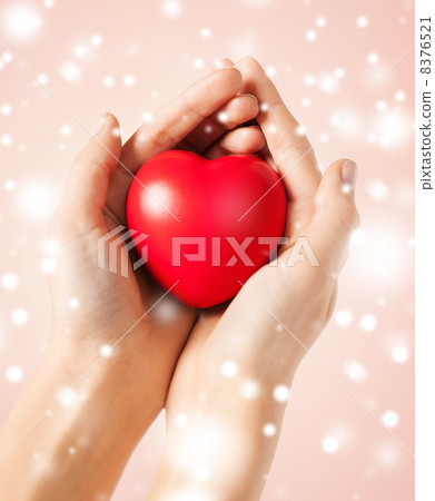 woman hands with heart 8376521