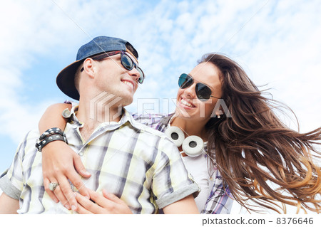 teenagers having fun outside 8376646