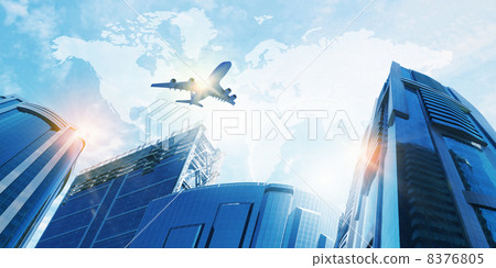 Plane in sky Plane in sky 8376805