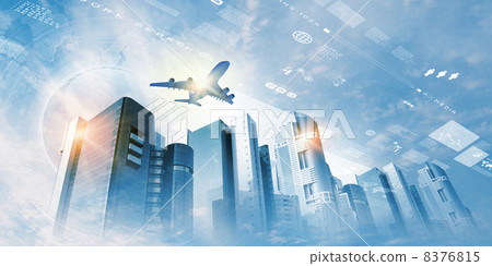 Plane in sky Plane in sky 8376815