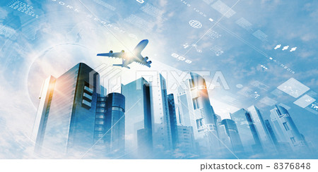 Plane in sky Plane in sky 8376848