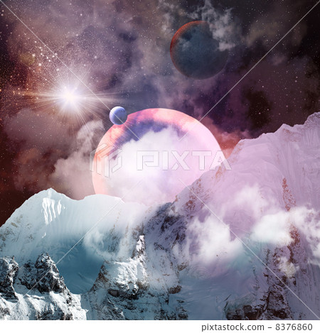 Image of planets in space 8376860
