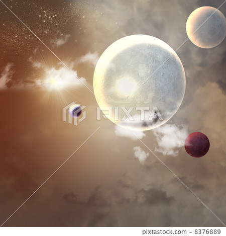 Image of planets in space 8376889