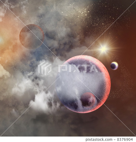 Image of planets in space 8376904