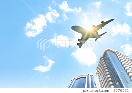 Plane in sky Plane in sky 8376921