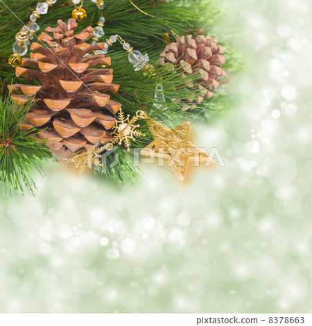 chrismas tree and pine cones chrismas tree and pine cones 8378663