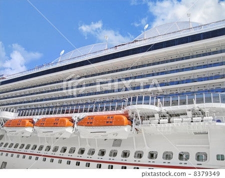 Closeup of Cruise Ship Closeup of Cruise Ship 8379349