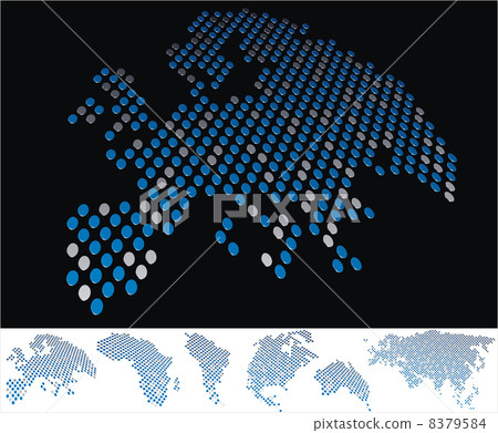 abstract Europe map 8379584