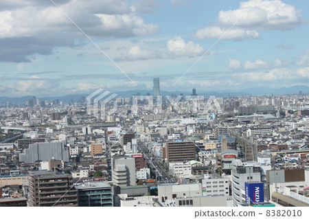 Abeno Harukasville seen from Sakai City and the cityscape 8382010