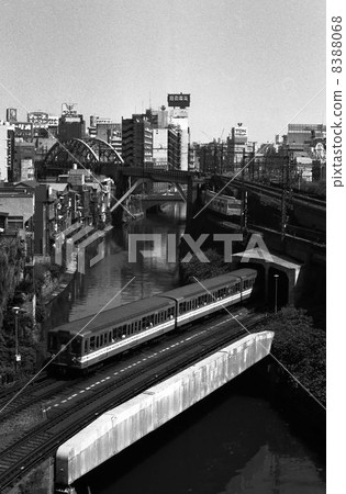 Stock Photo: electric train, trains, train