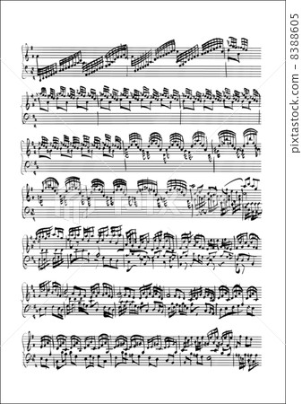 Musical score  8388605