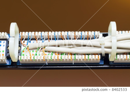 rear view of the patch panel 8402533