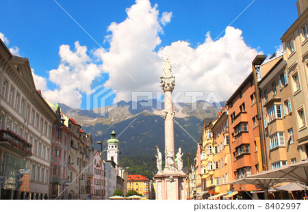 Our Lady statue in Innsbruck, Austria 8402997