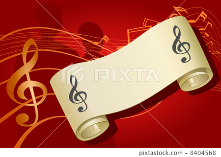 Notes music background 8404568