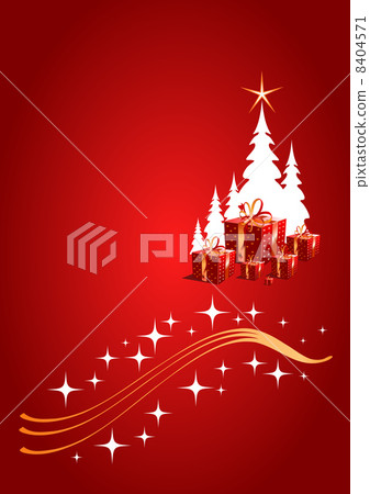 Red Christmas template 8404571