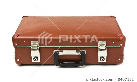 old suitcase isolated old suitcase isolated 8407131
