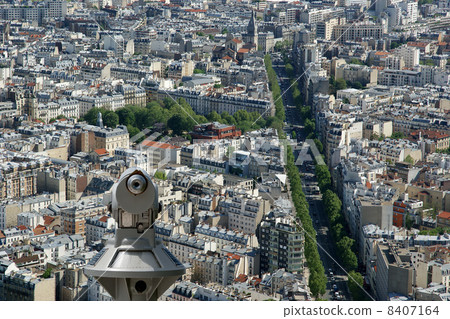 The city skyline at daytime. Paris, France. The city skyline at daytime. Paris, France. 8407164