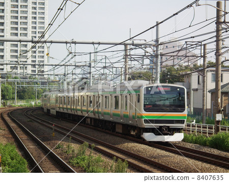Shonan Shinjuku Line E 231 Shin Okubo Station Shonan Shinjuku Line E 231 Shin Okubo Station 8407635