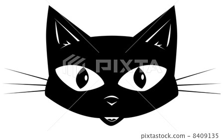 The black cat.  8409135