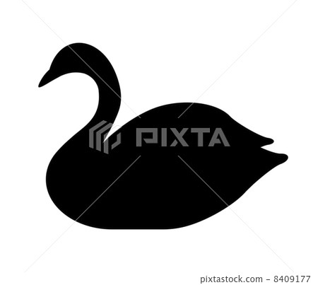 Swan's silhouette Swan's silhouette 8409177