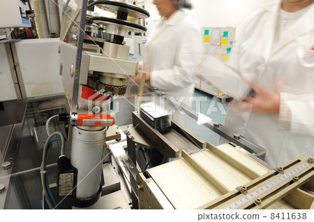 Automated production line in modern factory 8411638