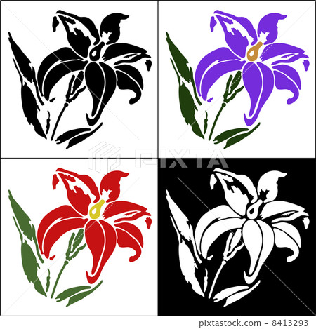 Set of flower Set of flower 8413293