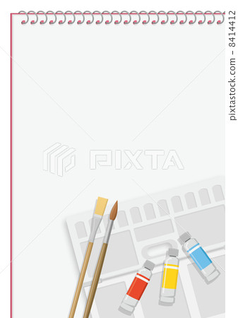 Painting sketch book brush palette Painting sketch book brush palette 8414412