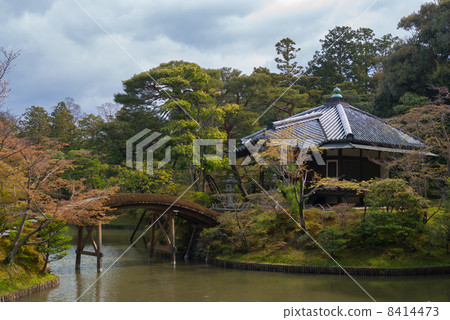 連接Katsura Rikyu Garden Rin Todo和Shogoin的Dongbashi 8414473