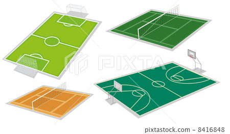 Four different kinds of courts 8416848