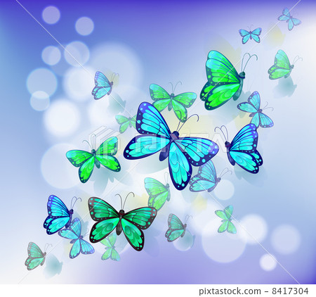 Butterflies in a stationery 8417304