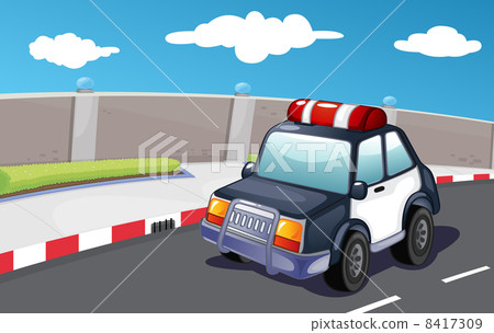 Police on the road 8417309