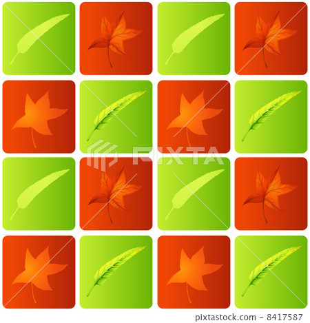 Leaves in cubes 8417587