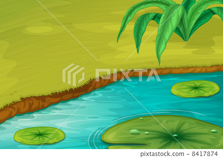Edge of a pond 8417874