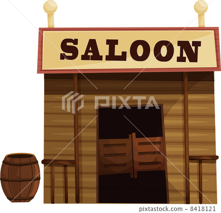 Isolated wooden house structure Isolated wooden house structure 8418121