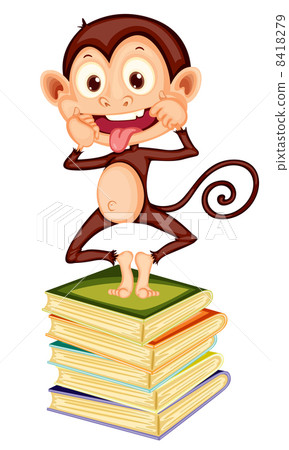 cartoon monkey cartoon monkey 8418279