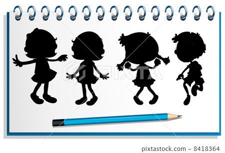 A notebook with kids at the cover page 8418364