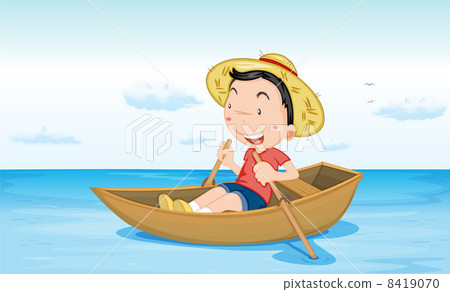 Boat on water 8419070