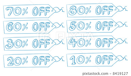 Discount price tags Discount price tags 8419127