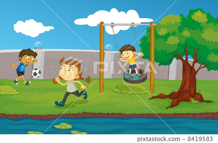 Kids in the park Kids in the park 8419583