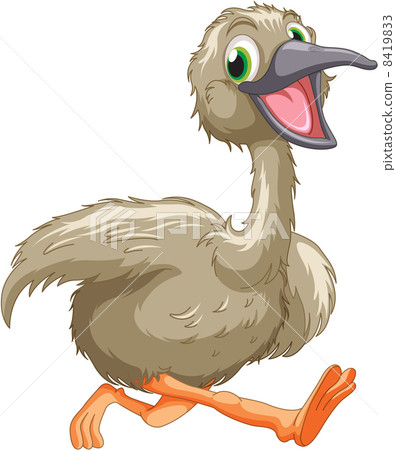 图库插图 emu cartoon